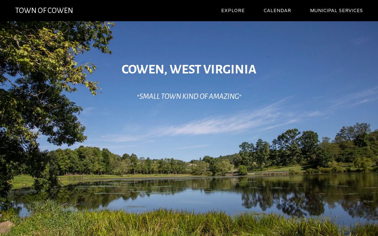 Cowen property records municipal building and town contact reference