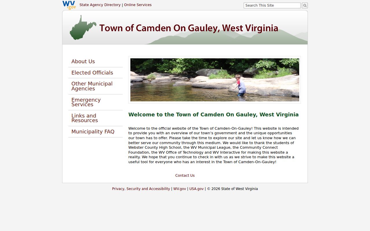 Camden-on-Gauley property records local government contact source